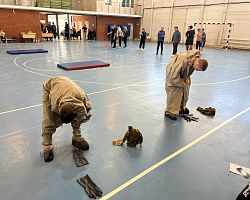 В колледже прошёл военно-патриотический конкурс «А ну-ка, парни!»